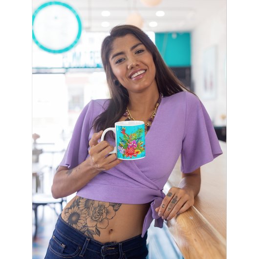 TropiColor Fusion Macaw & Bloral Serenade Kaffeetasse