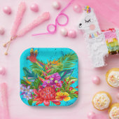 TropiColor Fusion Macaw & Bloral Serenade Pappteller (Party)