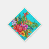 TropiColor Fusion Macaw & Bloral Serenade Serviette (Ecke)