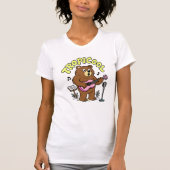Tropicool Bear Playing Ukulele – Cute Funny Music T-Shirt (Vorderseite)
