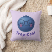 TropiCool Blueberry- Niedlich & Dreamy Fruit Decor Kissen (Decke)