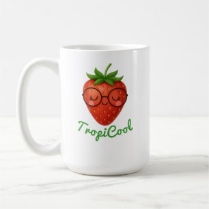 TropiCool Strawberry - Niedlich & frisch Sommer Kaffeetasse