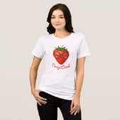 TropiCool Strawberry - Niedlicher Sommer T - Shirt (Vorderseite voll)