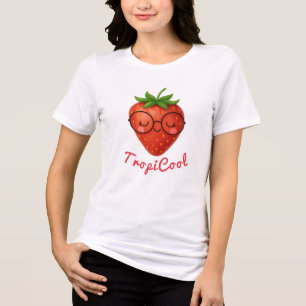 TropiCool Strawberry - Niedlicher Sommer T - Shirt