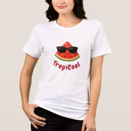TropiCool Watermelon - Niedlich & Juicy Summer Tri-Blend Shirt