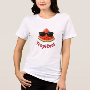 TropiCool Watermelon - Niedlich & Juicy Summer Tri-Blend Shirt