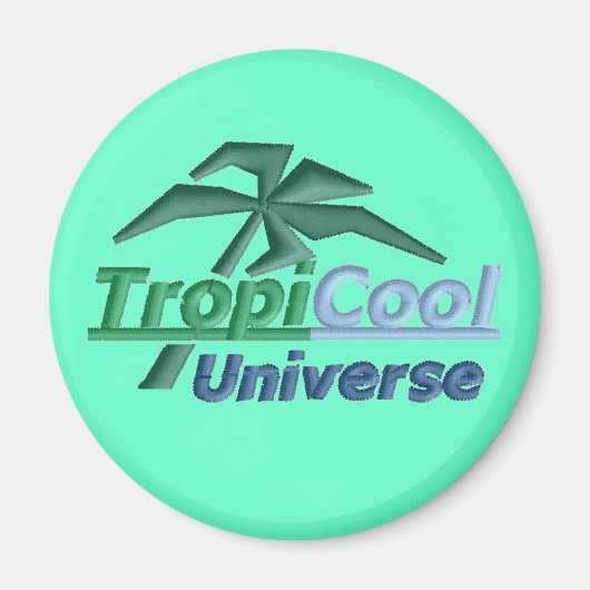 TropiCoolUniverse-Magnet (aquamarin) Magnet (Vorne)