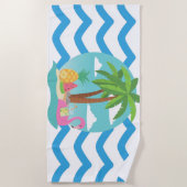 Tropics Beach Handtuch (Vorderseite)