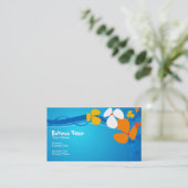 Tropics Business Cards Visitenkarte (Stehend Vorderseite)