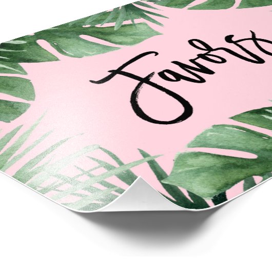 Tropics Favorits Print Fotodruck (Ecke)