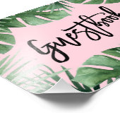 Tropics Gäestbook Print Fotodruck (Ecke)