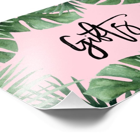 Tropics Geschenke drucken Fotodruck (Ecke)