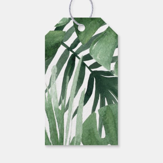 Tropics Gift Tags Geschenkanhänger (Rückseite)