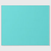 TROPICS SOLIDE AQUAMARINE BLAUE BACKGRUNDS WALLPAP GESCHENKPAPIER (Flach)