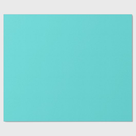 TROPICS SOLIDE AQUAMARINE BLAUE BACKGRUNDS WALLPAP GESCHENKPAPIER (Flach)