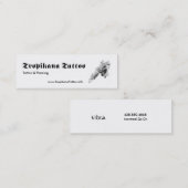 Tropikana Tätowierung Mini Visitenkarte (Vorne/Hinten)