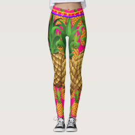 Tropisch-Ananas-Leggings Leggings