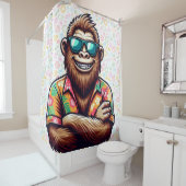 Tropisch/Beach yeti/bigfoot Duschvorhang (Beispiel)
