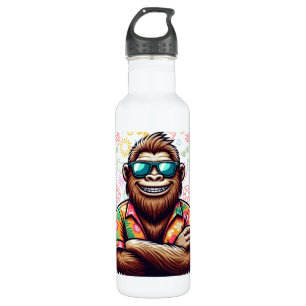 Tropisch/Beach yeti/bigfoot Edelstahlflasche