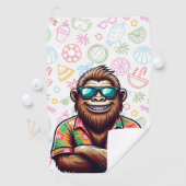 Tropisch/Beach yeti/bigfoot Golfhandtuch (Insitu)