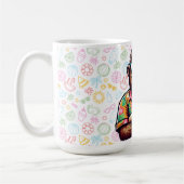 Tropisch/Beach yeti/bigfoot Kaffeetasse (Links)