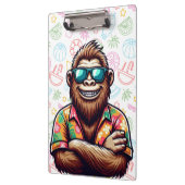 Tropisch/Beach yeti/bigfoot Klemmbrett (Links)
