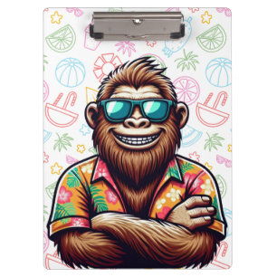 Tropisch/Beach yeti/bigfoot Klemmbrett