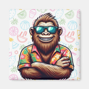 Tropisch/Beach yeti/bigfoot Magnet