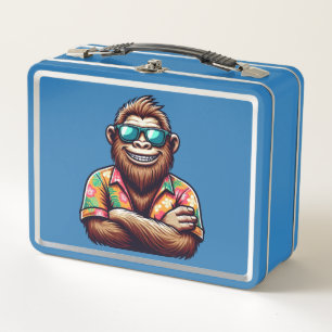 Tropisch/Beach yeti/bigfoot Metall Brotdose