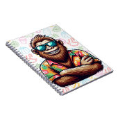 Tropisch/Beach yeti/bigfoot Notizblock (Rechte Seite)