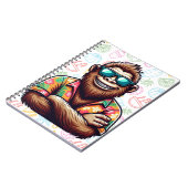 Tropisch/Beach yeti/bigfoot Notizblock (Linke Seite)