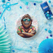 Tropisch/Beach yeti/bigfoot Pappteller (Party)