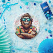 Tropisch/Beach yeti/bigfoot Pappteller (Party)