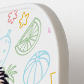 Tropisch/Beach yeti/bigfoot Pickleball Schläger (Linke Seite)