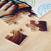 Tropisch/Beach yeti/bigfoot Puzzle (Seite)
