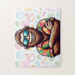 Tropisch/Beach yeti/bigfoot Puzzle