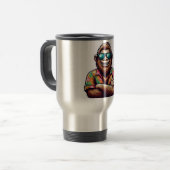 Tropisch/Beach yeti/bigfoot Reisebecher (Vorderseite Links)