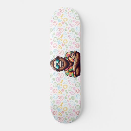 Tropisch/Beach yeti/bigfoot Skateboard (Vorderseite)