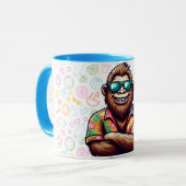 Tropisch/Beach yeti/bigfoot Tasse (Vorderseite Links)