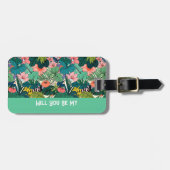 Tropisch bist du mein gepäckanhänger (Vorderseite horizontal)