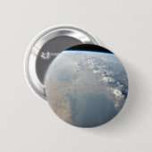 Tropisch blaue Gewässer des Persischen Golfs. 2 Button (Vorne & Hinten)