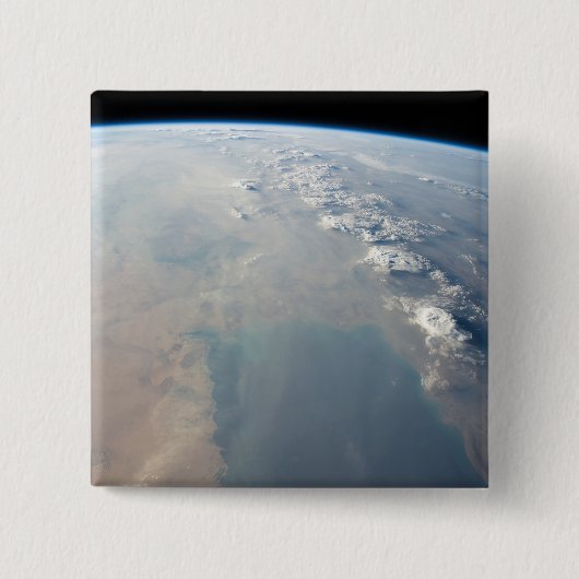 Tropisch blaue Gewässer des Persischen Golfs. 2 Button (Vorderseite)