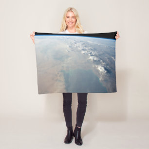 Tropisch blaue Gewässer des Persischen Golfs. 2 Fleecedecke