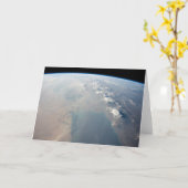 Tropisch blaue Gewässer des Persischen Golfs. 2 Karte (Gelbe Blume)