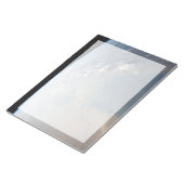 Tropisch blaue Gewässer des Persischen Golfs. 2 Notizblock (angewinkelt)