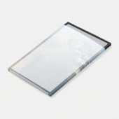 Tropisch blaue Gewässer des Persischen Golfs. 2 Post-it Klebezettel (angewinkelt)