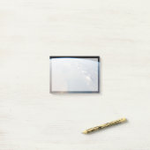 Tropisch blaue Gewässer des Persischen Golfs. 2 Post-it Klebezettel (Auf Schreibtisch)