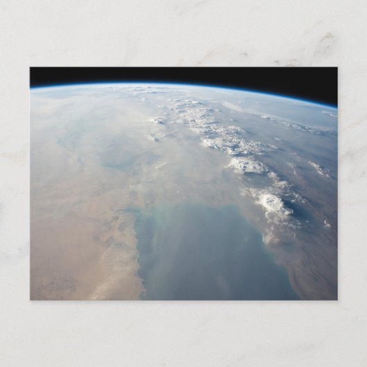 Tropisch blaue Gewässer des Persischen Golfs. 2 Postkarte (Vorderseite)