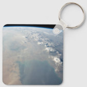 Tropisch blaue Gewässer des Persischen Golfs. 2 Schlüsselanhänger (Rückseite)