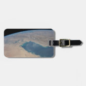 Tropisch blaue Gewässer des Persischen Golfs. Gepäckanhänger (Vorderseite horizontal)